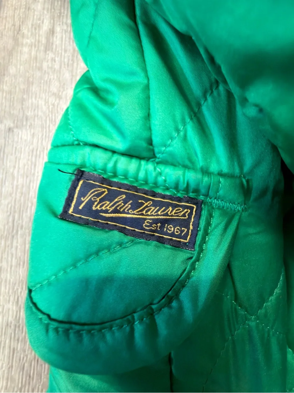 POLO RALPH LAUREN GIRLS QUILTED BARN JACKET – SIZE 6X
